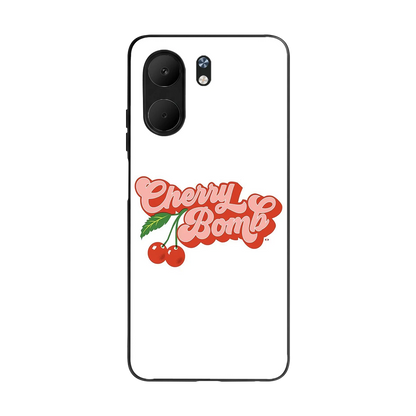 Cherry Bomb back phone cover | glass case for oppo a5x 5g