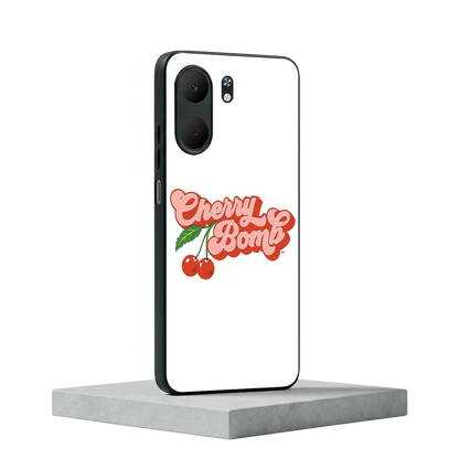 Cherry Bomb oppo a5x 5g mobile cover | shockproof glass phone case