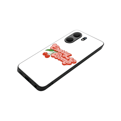 Cherry Bomb stylish phone case for oppo a5x 5g | glossy glass and slim fit