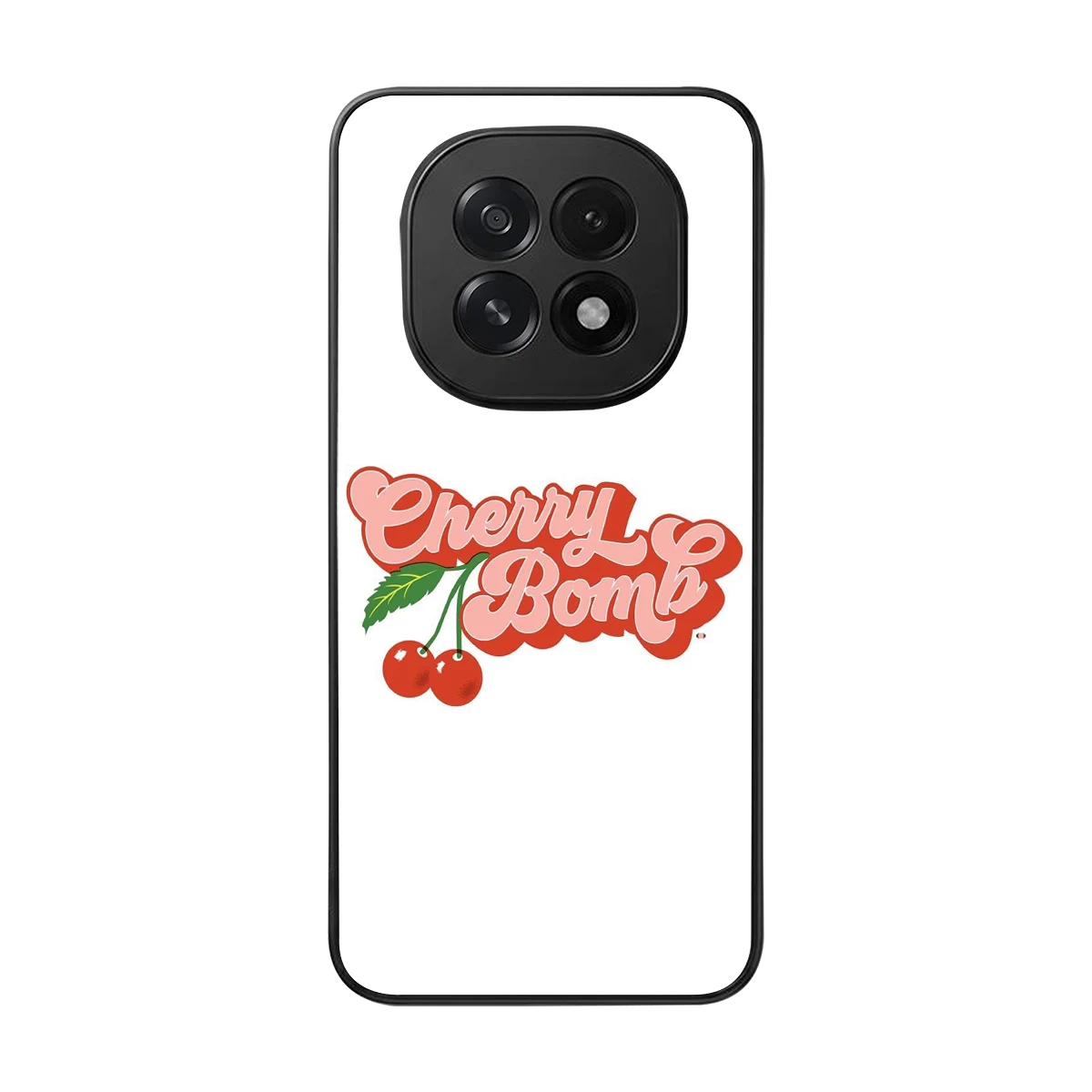 Cherry Bomb back phone cover | glass case for oppo f29 5g