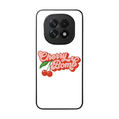Cherry Bomb back phone cover | glass case for oppo f29 5g