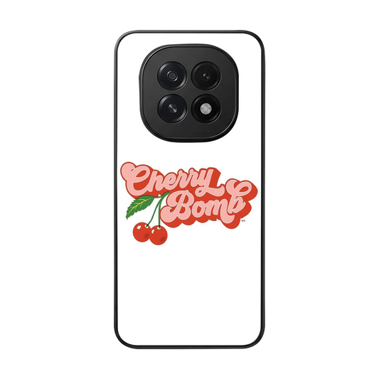 Cherry Bomb back phone cover | glass case for oppo f29 5g