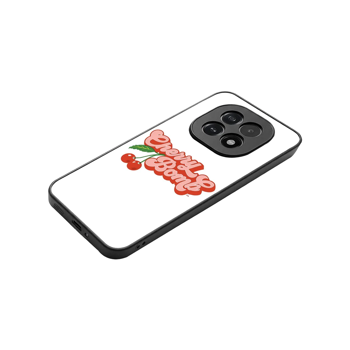 Cherry Bomb stylish phone case for oppo f29 5g | glossy glass and slim fit