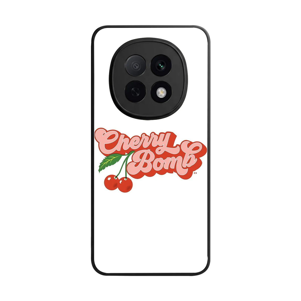 Cherry Bomb back phone cover | glass case for oppo f29 pro 5g