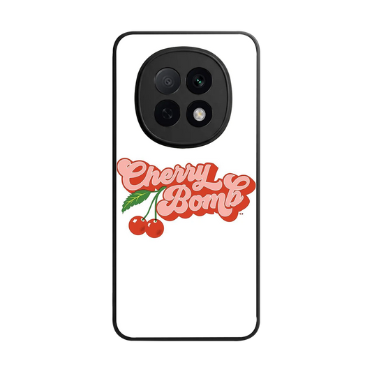 Cherry Bomb back phone cover | glass case for oppo f29 pro 5g