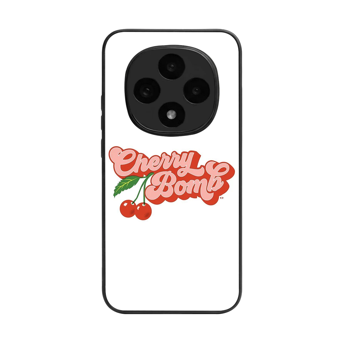 Cherry Bomb back phone cover | glass case for oppo f31 pro 5g