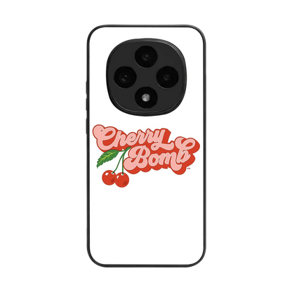 Cherry Bomb back phone cover | glass case for oppo f31 pro 5g