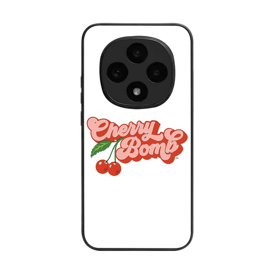 Cherry Bomb back phone cover | glass case for oppo f31 pro 5g