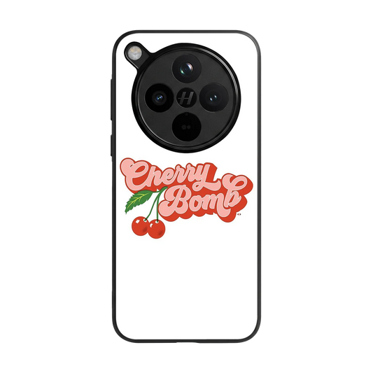 Cherry Bomb back phone cover | glass case for oppo find x8
