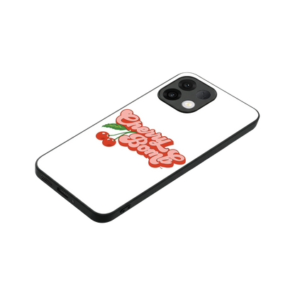 Cherry Bomb stylish phone case for oppo k13 5g | glossy glass and slim fit