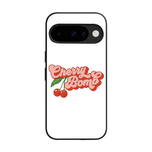 Cherry Bomb back phone cover | glass case for google pixel 10