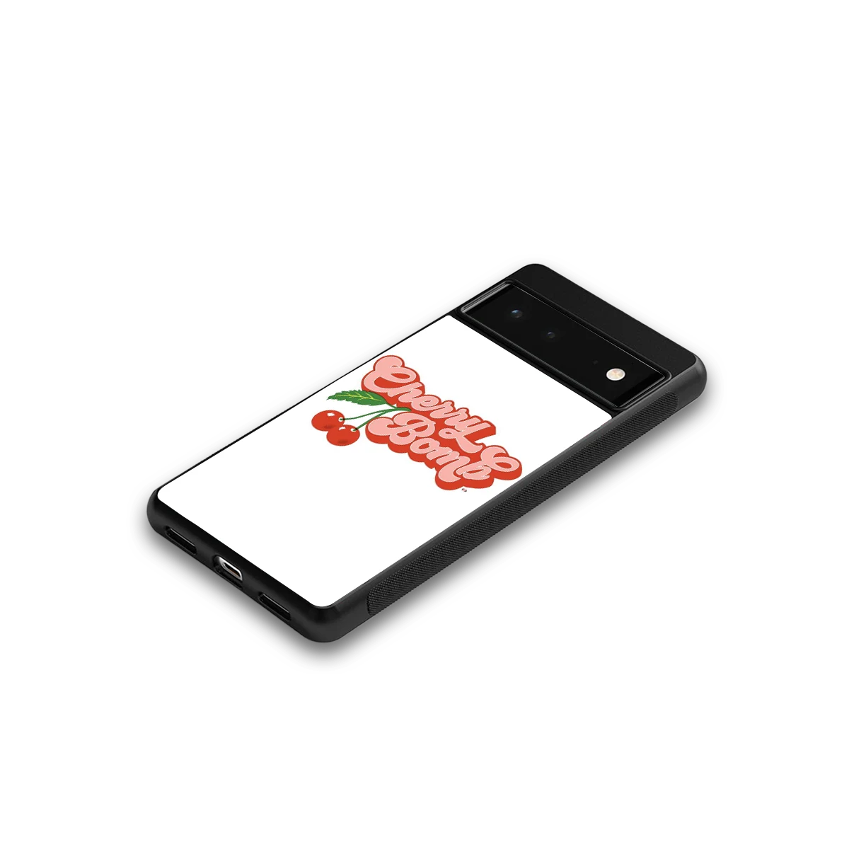 Cherry Bomb google pixel 6 mobile cover | shockproof glass phone case