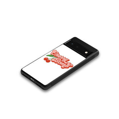 Cherry Bomb google pixel 6 mobile cover | shockproof glass phone case