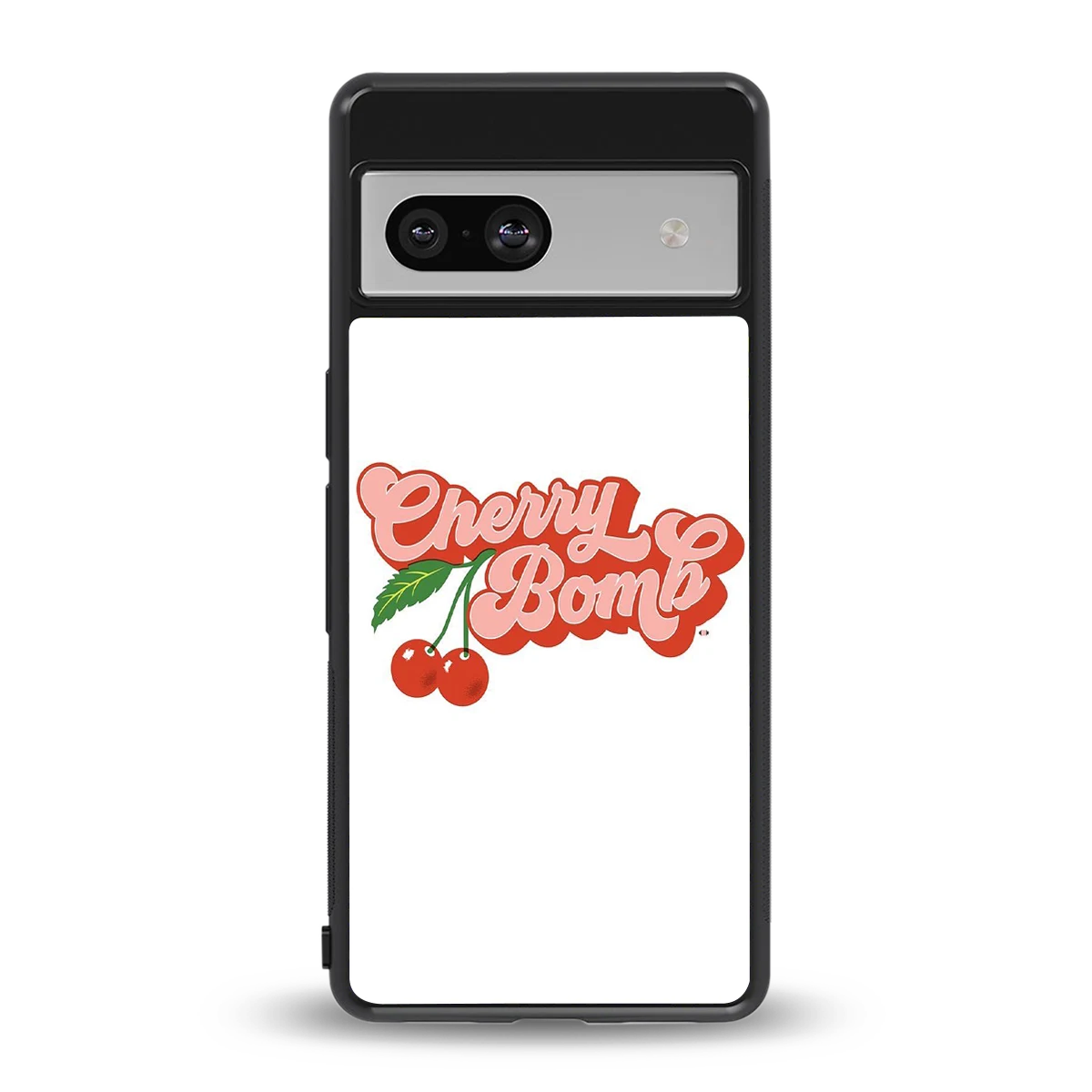 Cherry Bomb back phone cover | glass case for google pixel 7