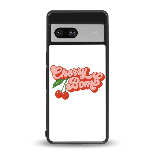 Cherry Bomb back phone cover | glass case for google pixel 7