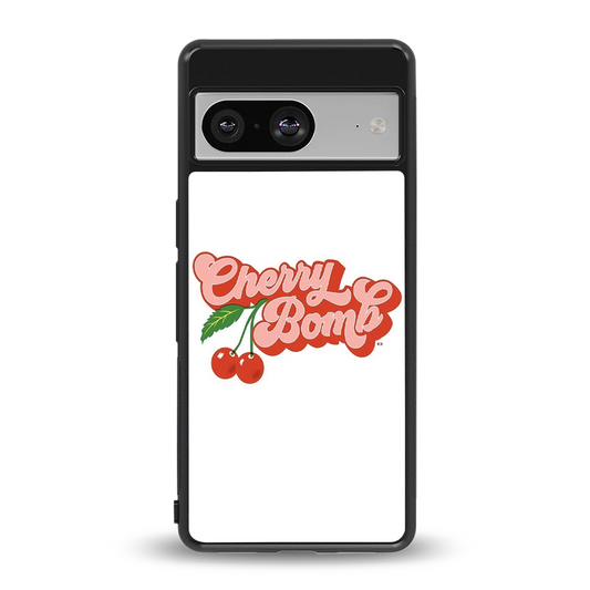 Cherry Bomb back phone cover | glass case for google pixel 8