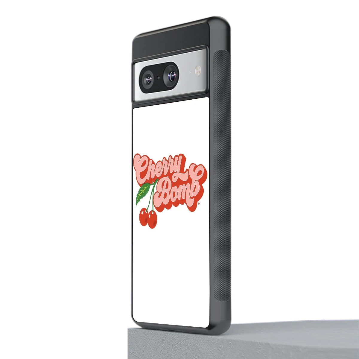 Cherry Bomb stylish phone case for google pixel 8 | glossy glass and slim fit