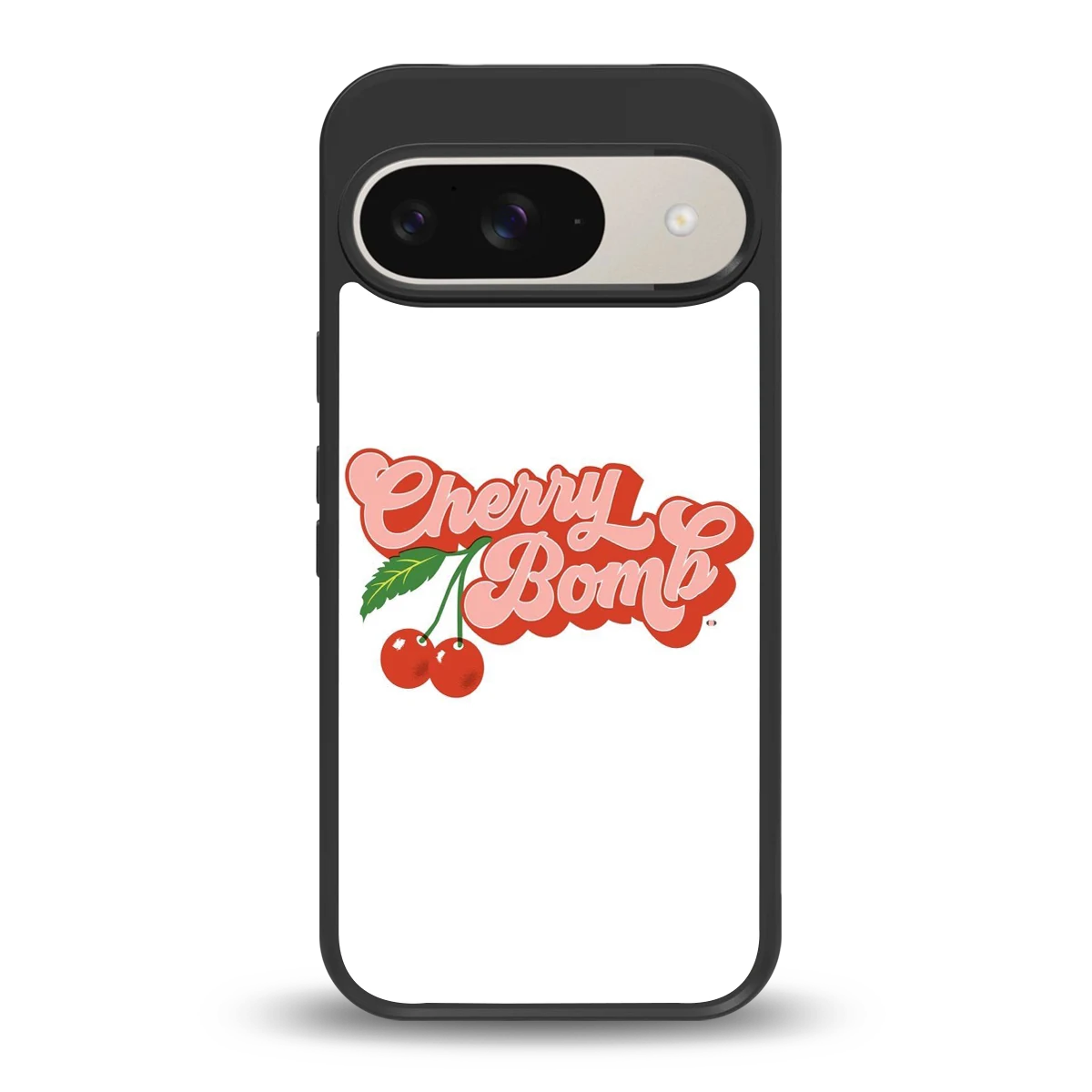 Cherry Bomb back phone cover | glass case for google pixel 9