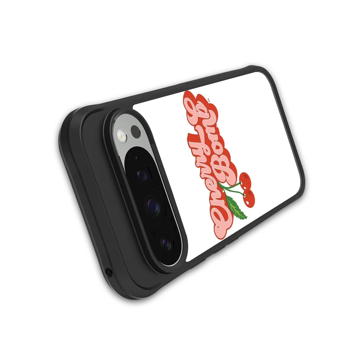 Cherry Bomb stylish phone case for google pixel 9 pro | glossy glass and slim fit