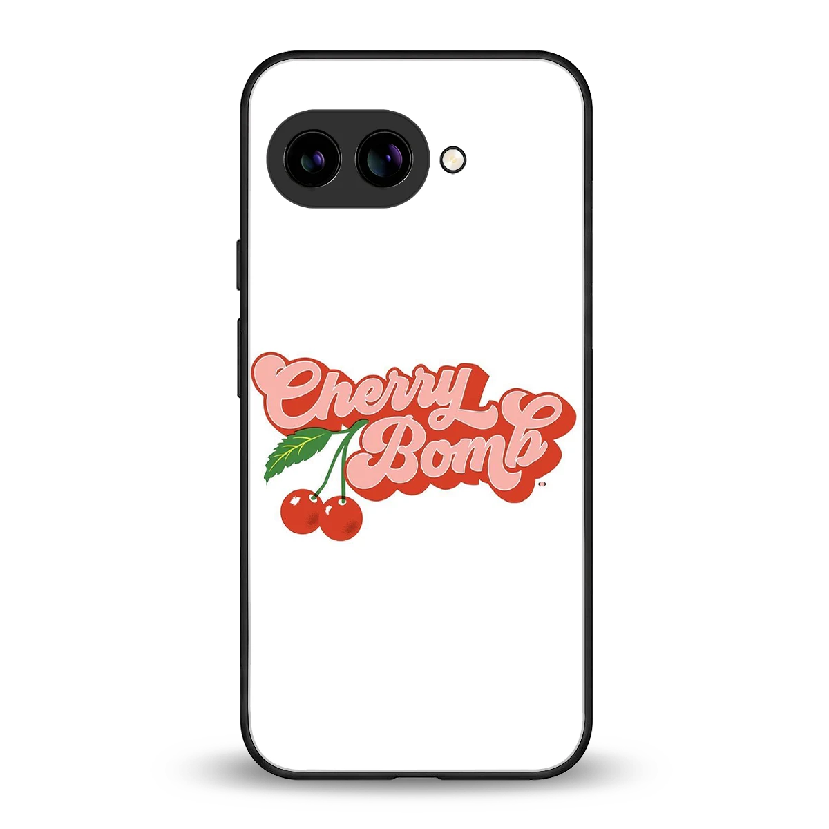 Cherry Bomb back phone cover | glass case for google pixel 10a