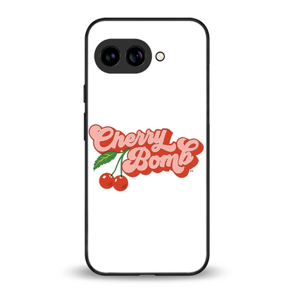 Cherry Bomb back phone cover | glass case for google pixel 10a