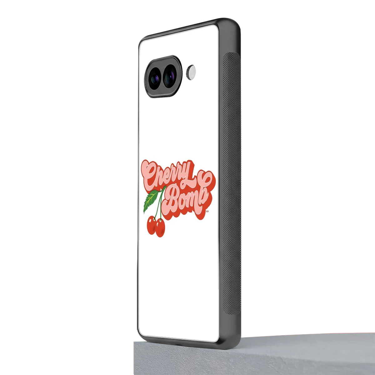 Cherry Bomb google pixel 10a mobile cover | shockproof glass phone case