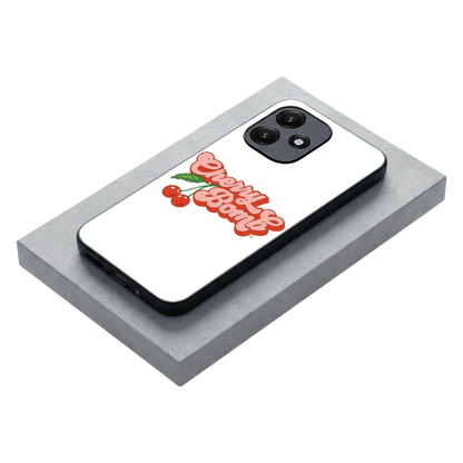 Cherry Bomb stylish phone case for redmi 12 5g | glossy glass and slim fit