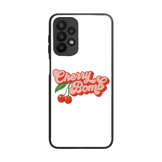 Cherry Bomb back phone cover | glass case for samsung galaxy a23