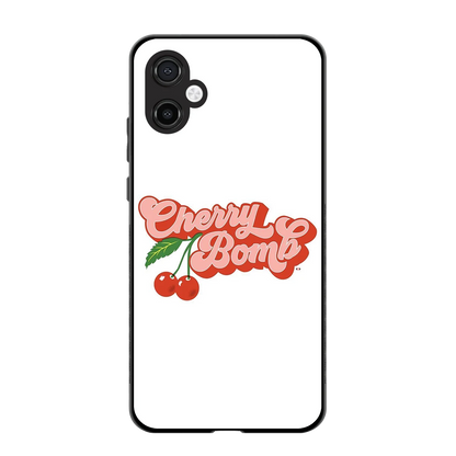 Cherry Bomb back phone cover | glass case for samsung galaxy a06 5g