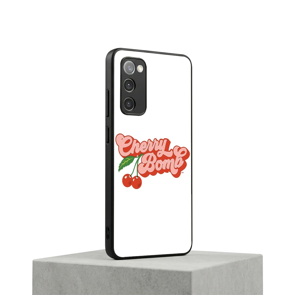 Cherry Bomb samsung galaxy s20 fe mobile cover | shockproof glass phone case