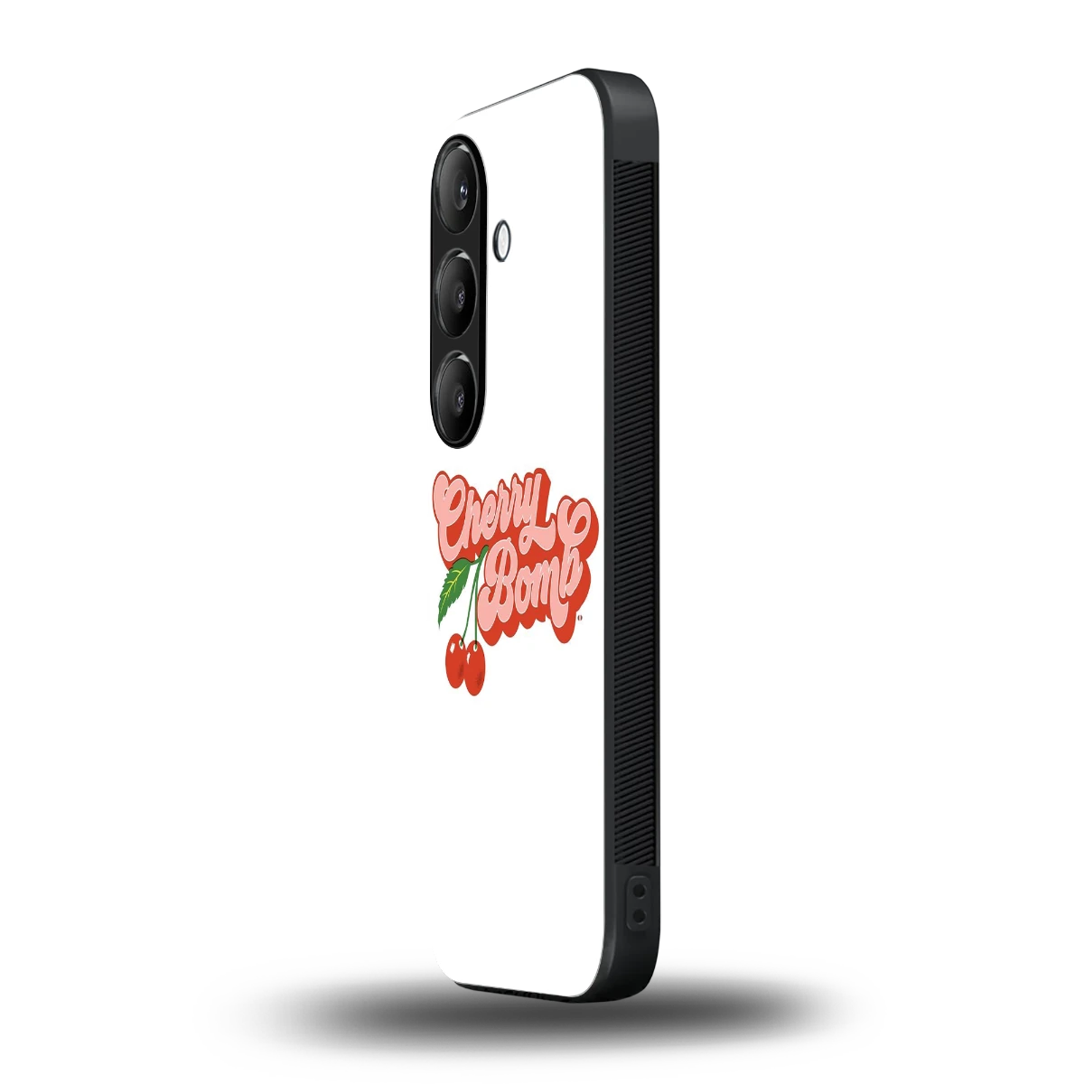 Cherry Bomb samsung galaxy s25 mobile cover | shockproof glass phone case