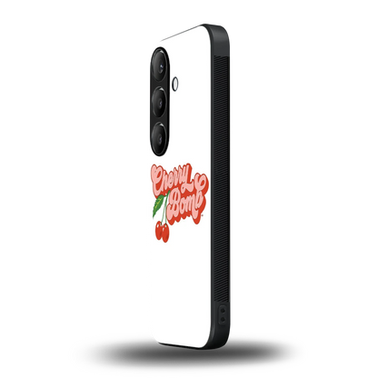 Cherry Bomb samsung galaxy s24 mobile cover | shockproof glass phone case