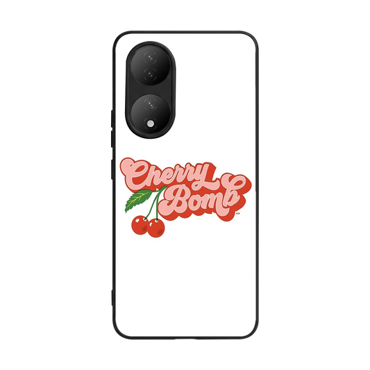 Cherry Bomb back phone cover | glass case for Vivo-y100