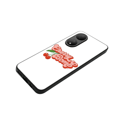 Cherry Bomb stylish phone case for Vivo-y100 | glossy glass and slim fit