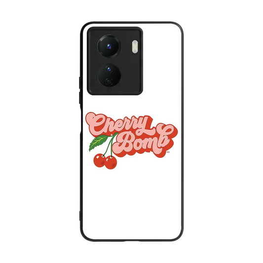 Cherry Bomb back phone cover | glass case for vivo y16