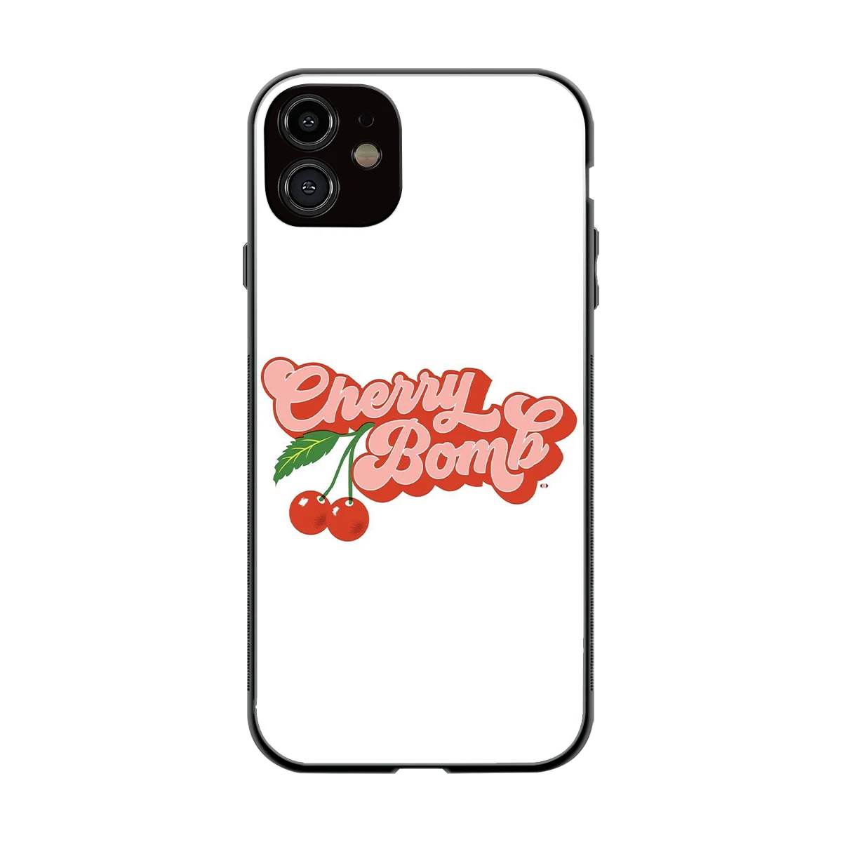 Cherry Bomb back phone cover | glass case for iphone 11