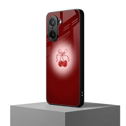 Cherry Bow oneplus nord ce5 5g mobile cover | shockproof glass phone case