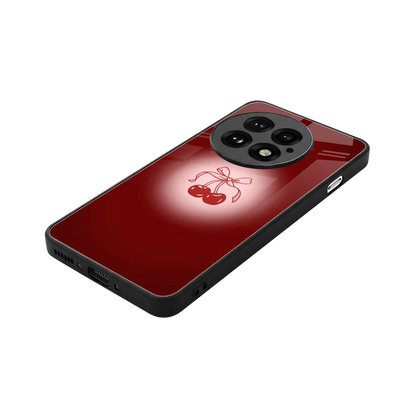 Cherry Bow stylish phone case for oneplus 13 | glossy glass and slim fit