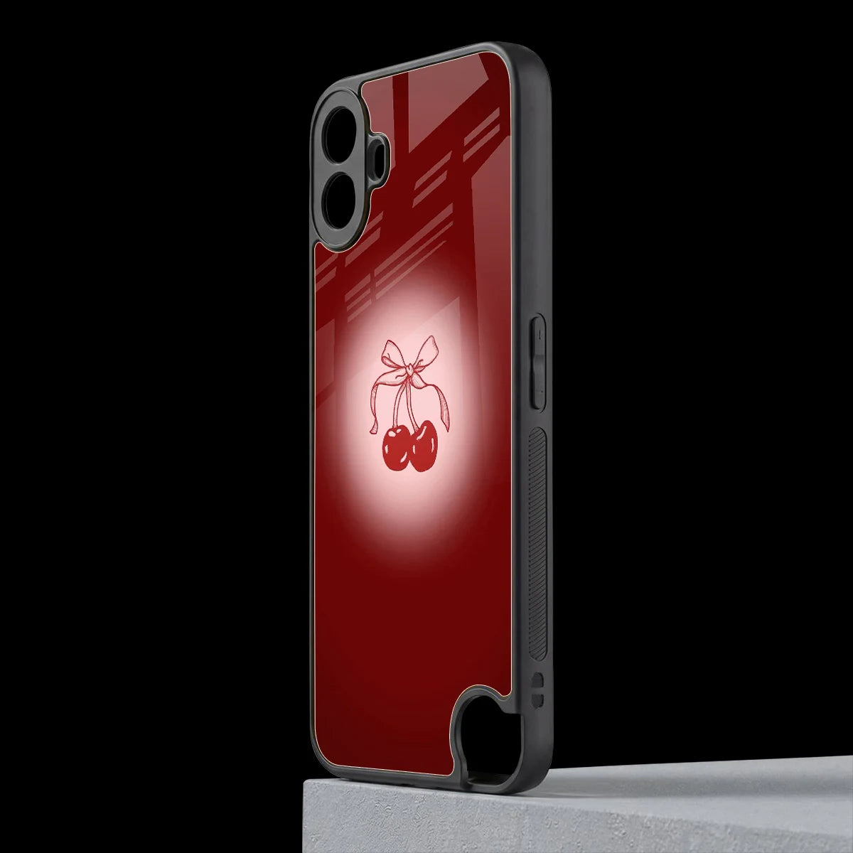 Cherry Bow cmf nothing phone 1 mobile cover | shockproof glass phone case