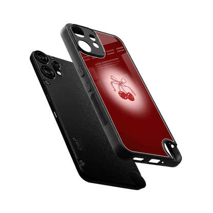 Cherry Bow sleek cmf nothing phone 2 pro cover with tempered glass back and TPU edges