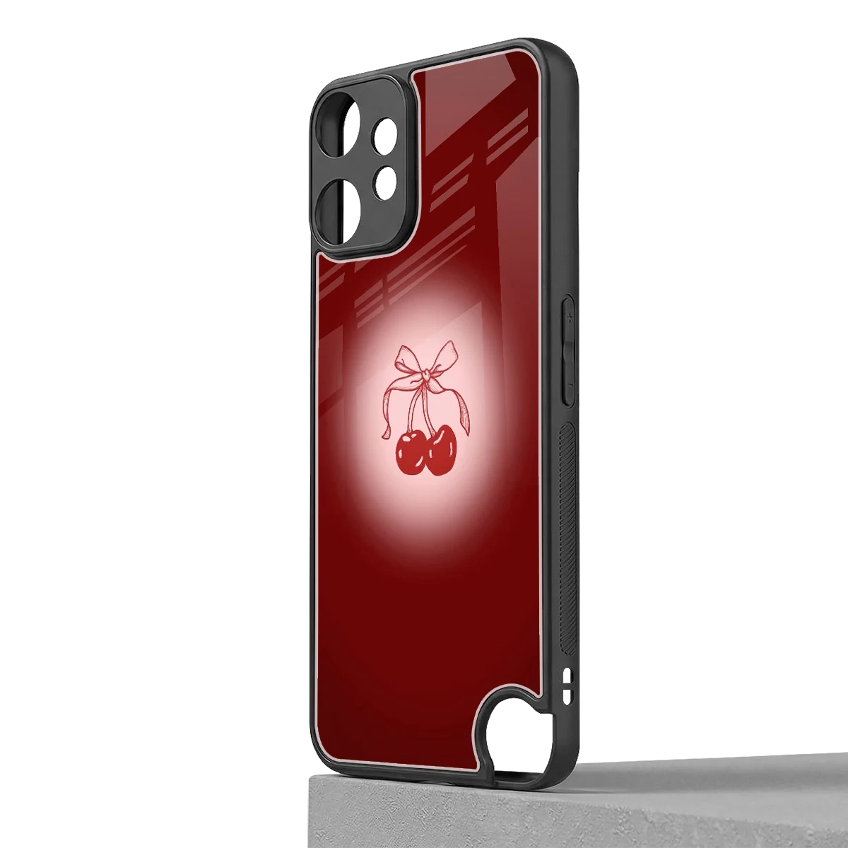 Cherry Bow cmf nothing phone 2 pro mobile cover | shockproof glass phone case