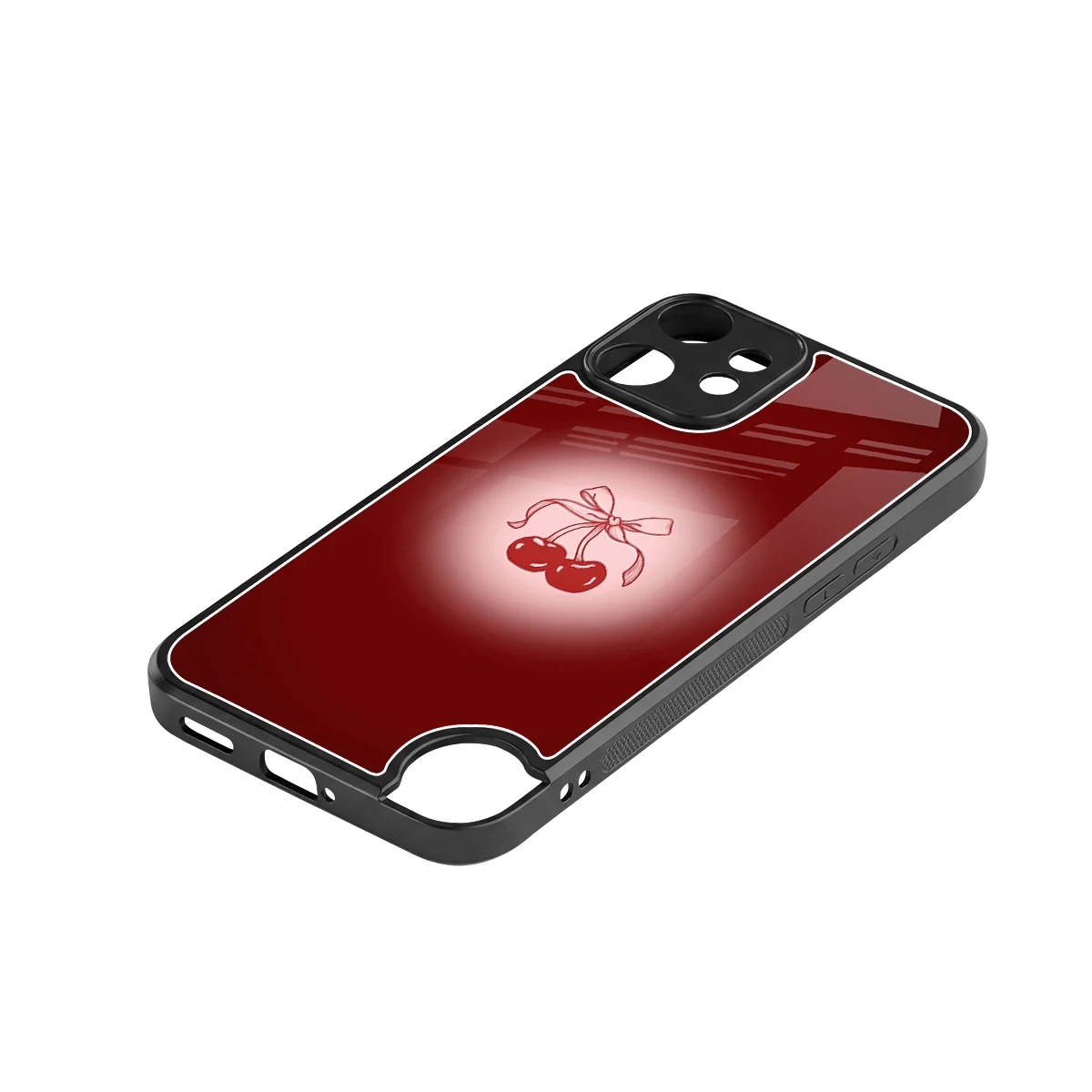 Cherry Bow stylish phone case for cmf nothing phone 2 pro | glossy glass and slim fit