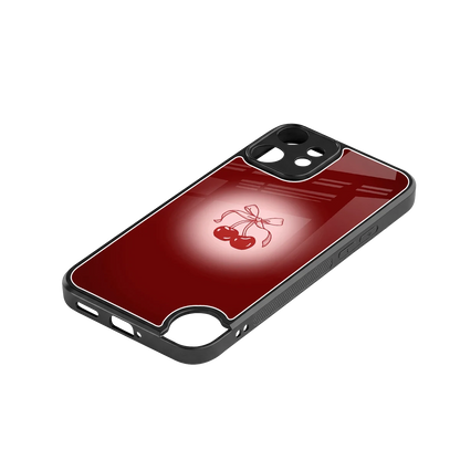 Cherry Bow stylish phone case for cmf nothing phone 2 pro | glossy glass and slim fit