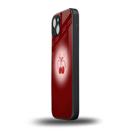 Cherry Bow iphone 13 mobile cover | shockproof glass phone case