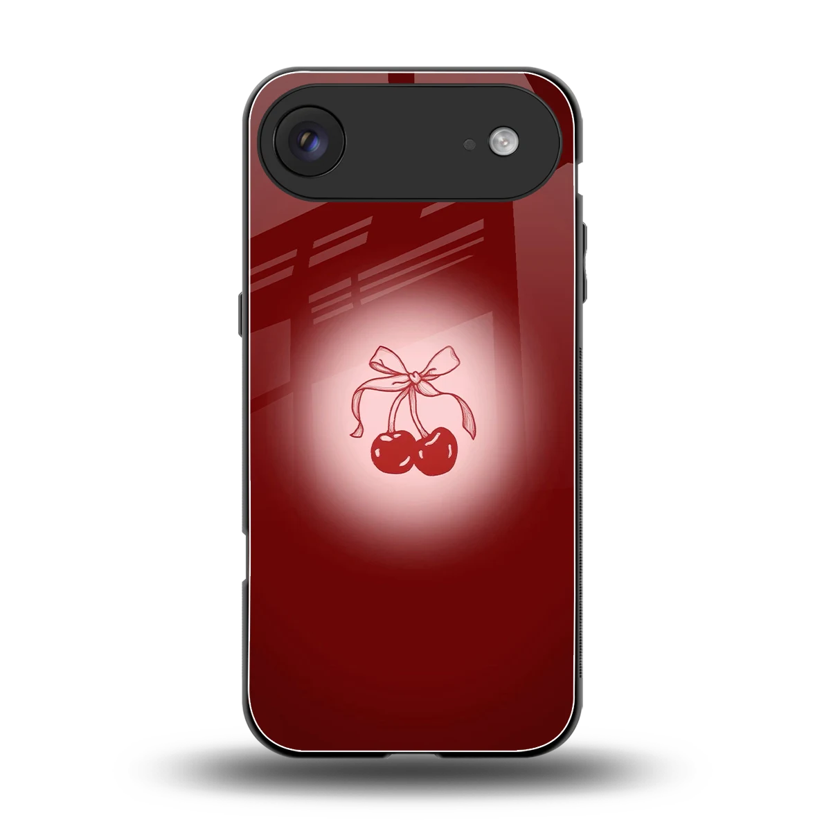 Cherry Bow back phone cover | glass case for iphone air
