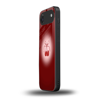 Cherry Bow iphone air mobile cover | shockproof glass phone case