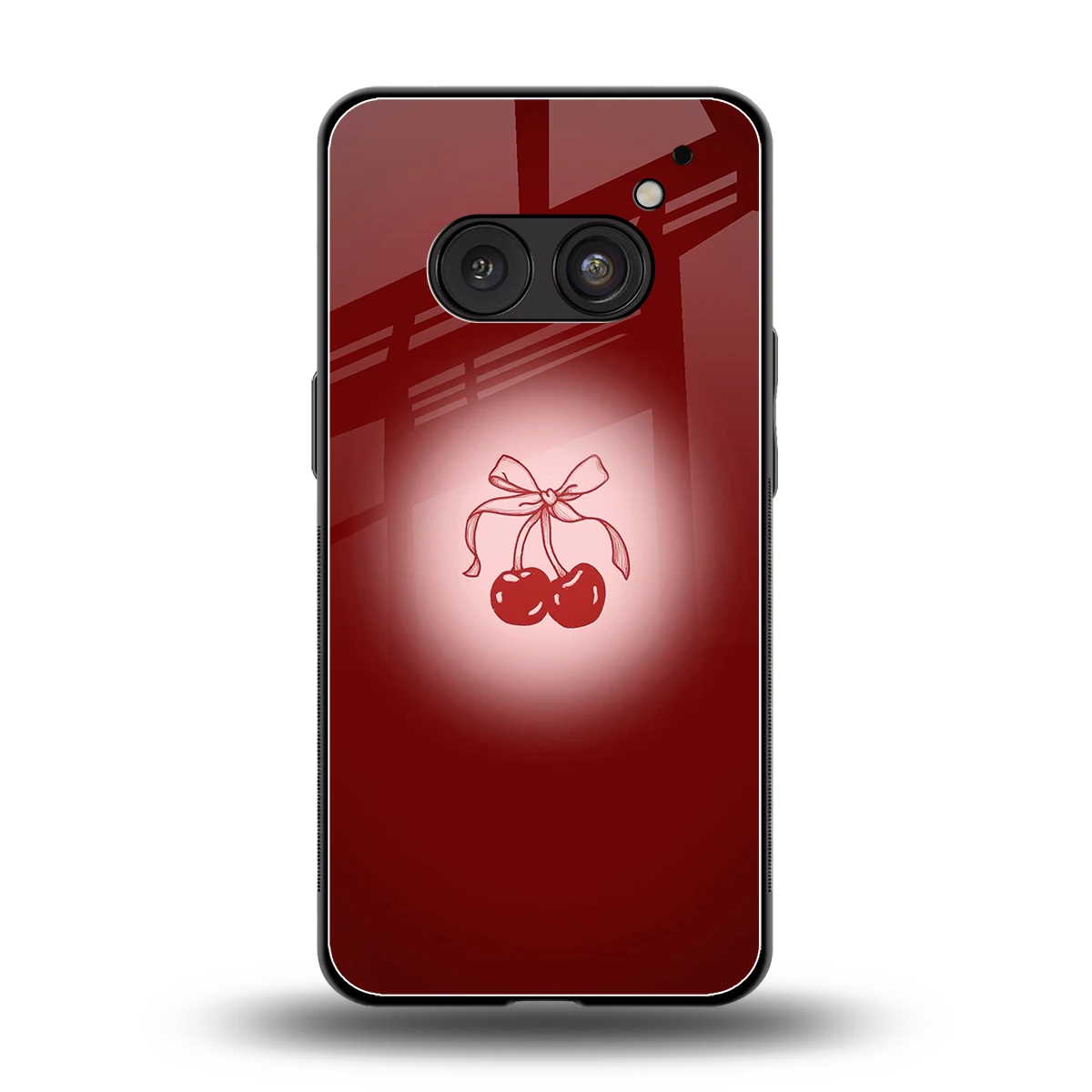 Cherry Bow back phone cover | glass case for nothing phone 2a