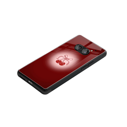 Cherry Bow stylish phone case for nothing phone 2a | glossy glass and slim fit
