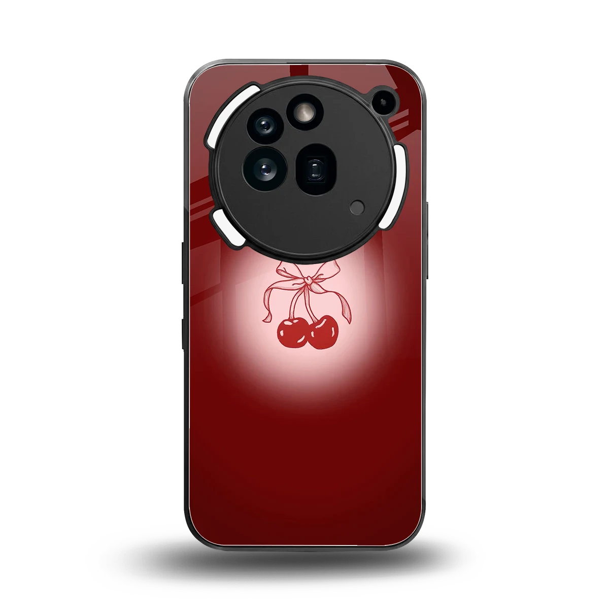 Cherry Bow back phone cover | glass case for nothing phone 3a pro