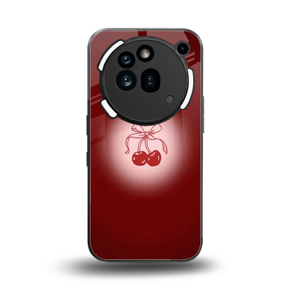 Cherry Bow back phone cover | glass case for nothing phone 3a pro